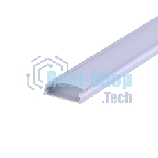 Комплект врезного алюминиевого профиля с рассеивателем Rexant 24х6 мм, 1 м