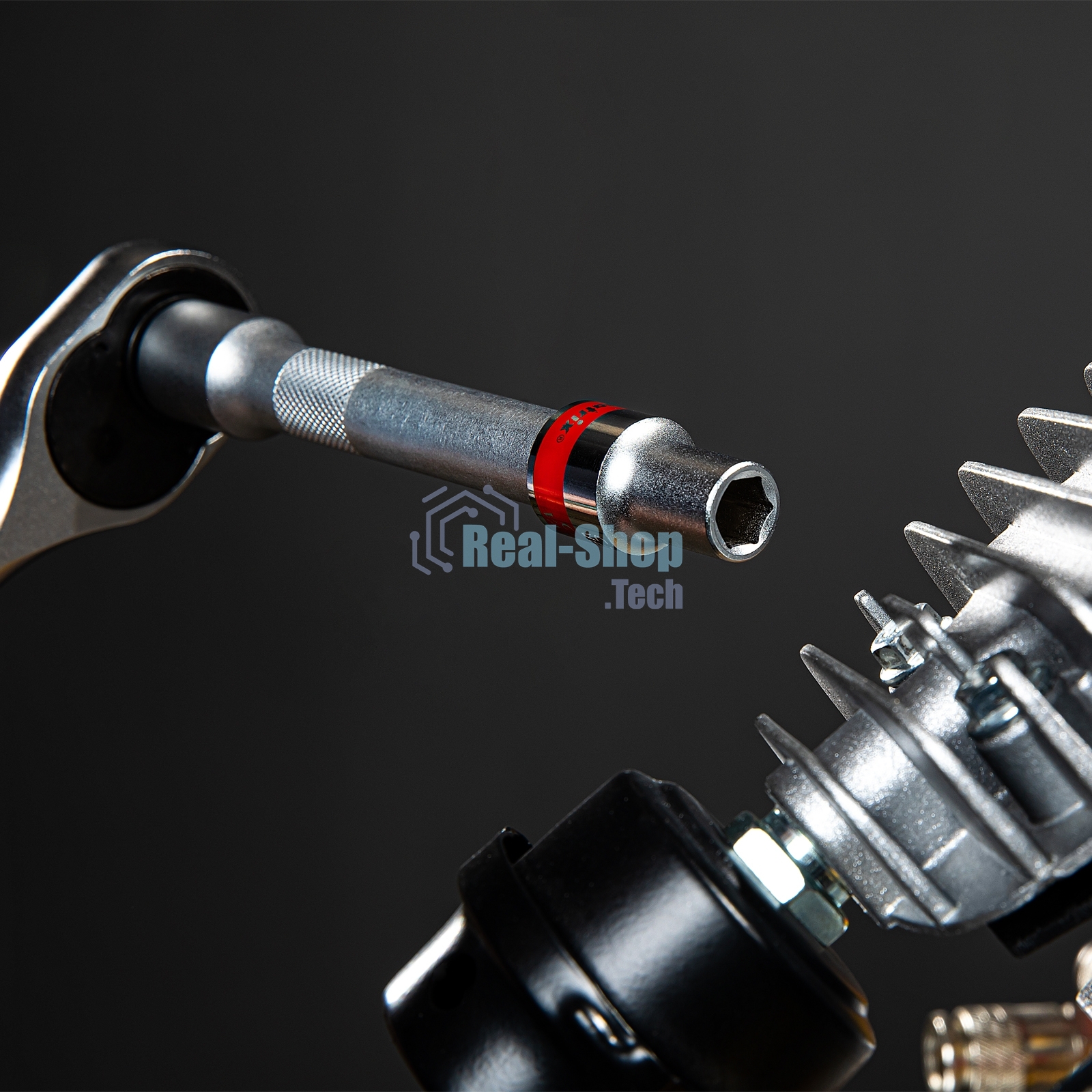 Головка торцевая Matrix, 10 мм, 6-гранная, CrV, под квадрат 1/2