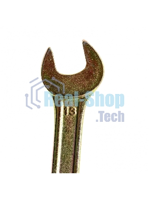 Ключ рожковый Сибртех, 12 х 13 мм, желтый цинк