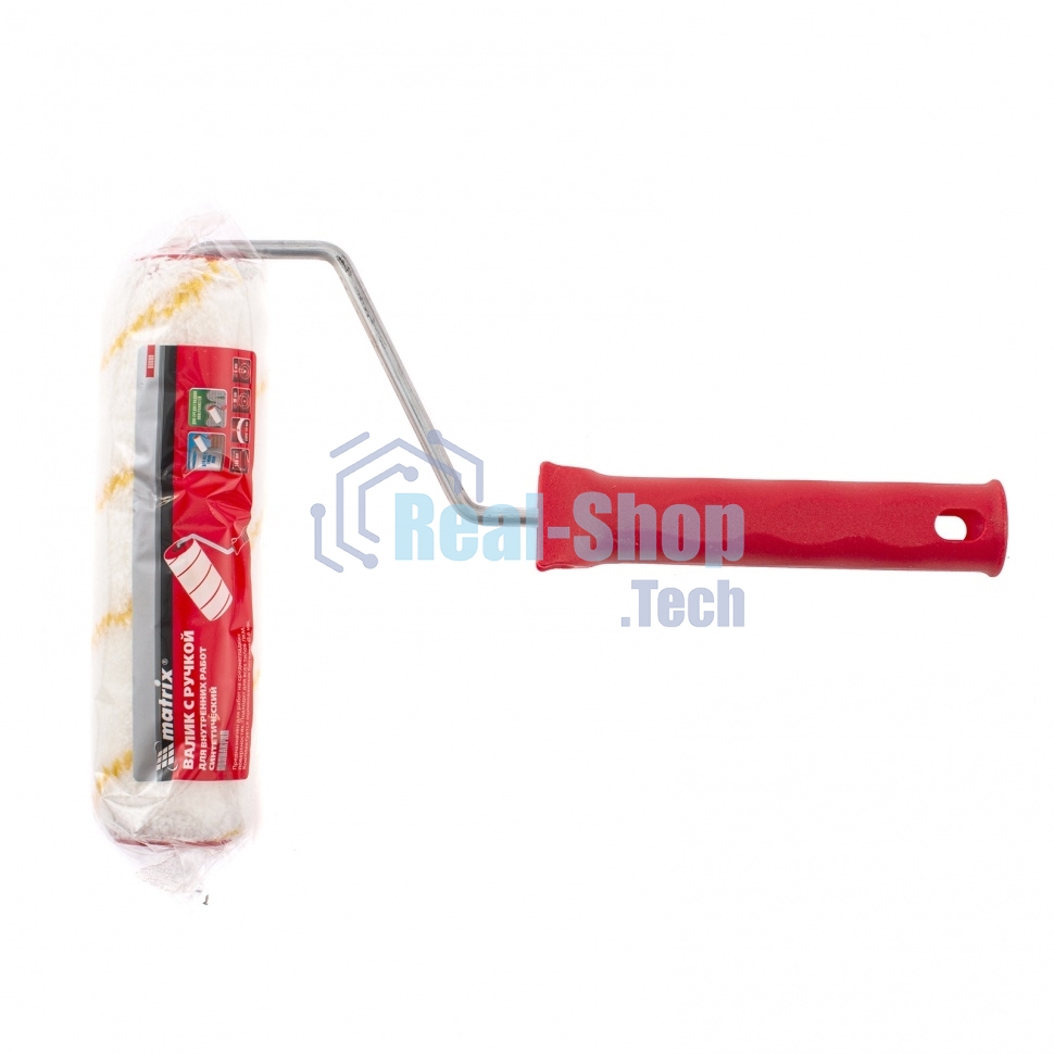 Валик Гирпаинт Matrix, пластмассовая ручка, 180 мм, ворс 12 мм, D 40, полиакрил