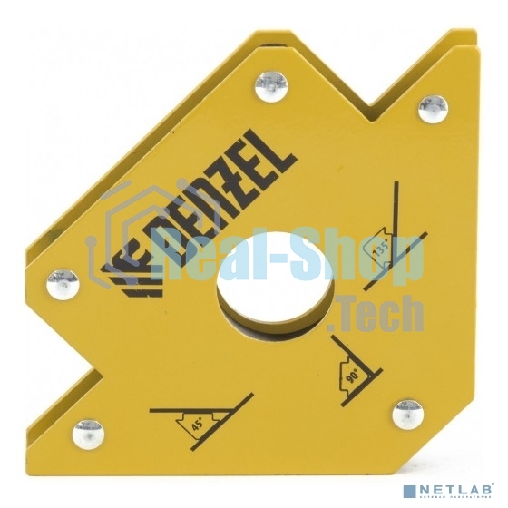 Фиксатор магнитный для сварочных работ Denzel усилие 50 LB