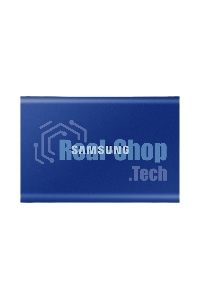 Внешний SSD Samsung T7, 2TB, USB 3.2 Gen 2 Type-C, R/W 1050/1000, синий