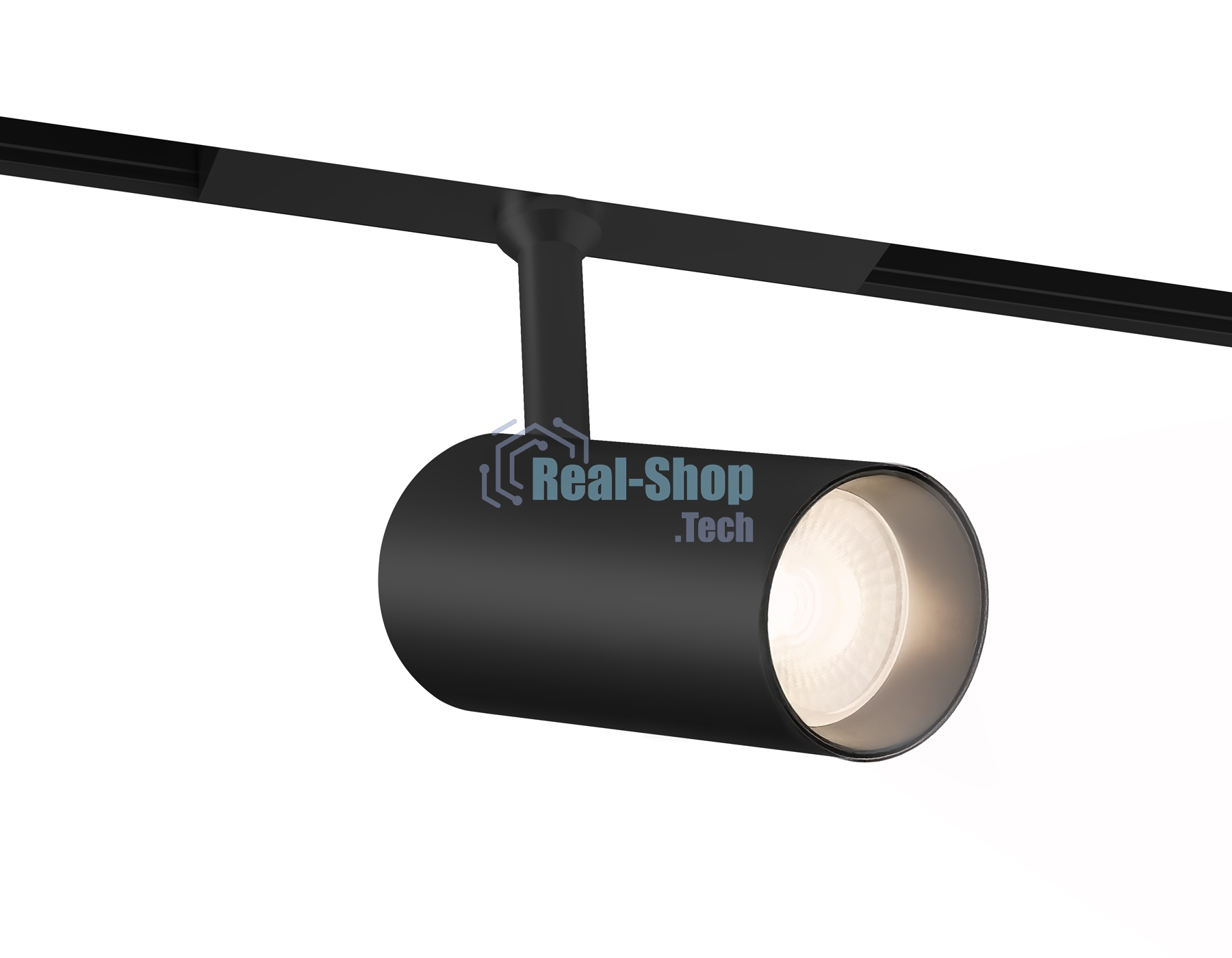Трековый акцентный светильник Ambrella light GL4415 BK черный  IP20 10W 3CCT 3000-6000K SMART 48V 24° D45*100