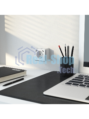 Розетка с заземлением, шторками и USB тип A+C Gallant (белый)