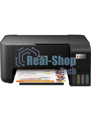 МФУ струйное Epson EcoTank L3210 (C11CJ68506/C11CJ68403/C11CJ68405/C11CJ68501/C11CJ68517), A4, цветной, печ. до 10 стр/мин. (ч/б) до 5 стр/мин. (цвет), 1440 x 5760 dpi (печать) 600x1200dpi (скан.), USB