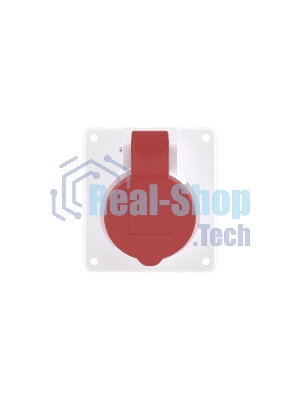 DKC Розетка панельная с наклоном PAS IP44 16А 3P+E 400В