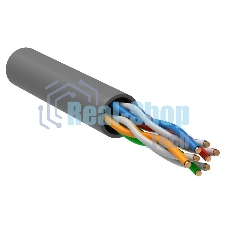 Кабель витая пара ITK U/UTP 5E 4х2х24AWG PVC серый (305м) РФ/Т