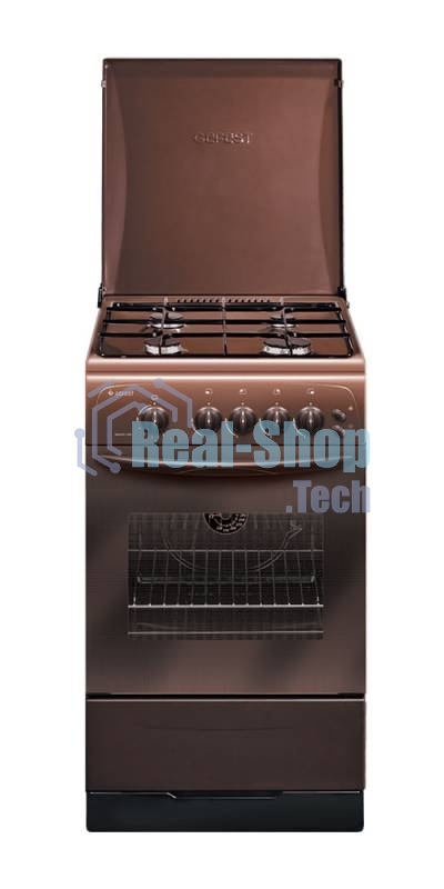 Плита газовая Gefest ПГ 3200-06 К19 коричневый, конфорок 4 шт, духовка 42 л, 50 см x 85 см x 57 см