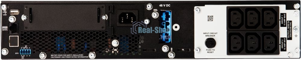 Источник бесперебойного питания APC Smart-UPS SRT SRT1500RMXLI 1500Вт 1500ВА черный