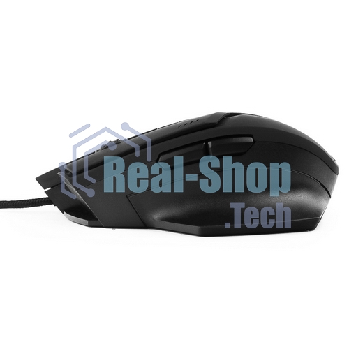 Мышь проводная Гарнизон GM-740G черный, 3200 dpi, USB, кнопки - 7