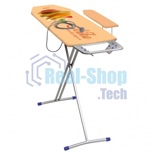 Доска гладильная НИКА 3, размер: 122/34,5, материал: фанера, европодставка под утюг (полимер) с терм