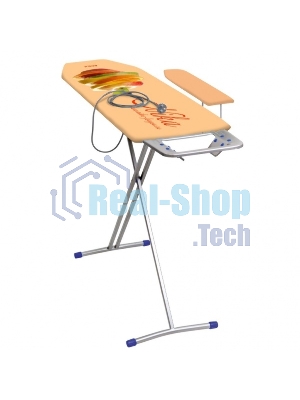 Доска гладильная НИКА 3, размер: 122/34,5, материал: фанера, европодставка под утюг (полимер) с терм