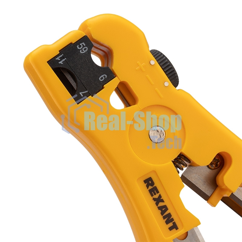 Инструмент для зачистки и обрезки кабелей Rexant HT-302 RG-58, RG-59, RG-6, RG-11.