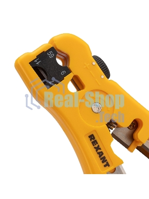 Инструмент для зачистки и обрезки кабелей Rexant HT-302 RG-58, RG-59, RG-6, RG-11.