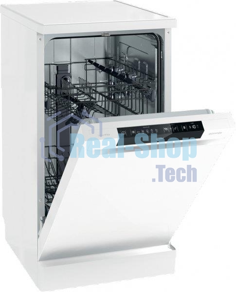 Посудомоечная машина, Gorenje GS531E10W, белая с черным, 44.8 см, 9 компл., 47 дБ, класс A++