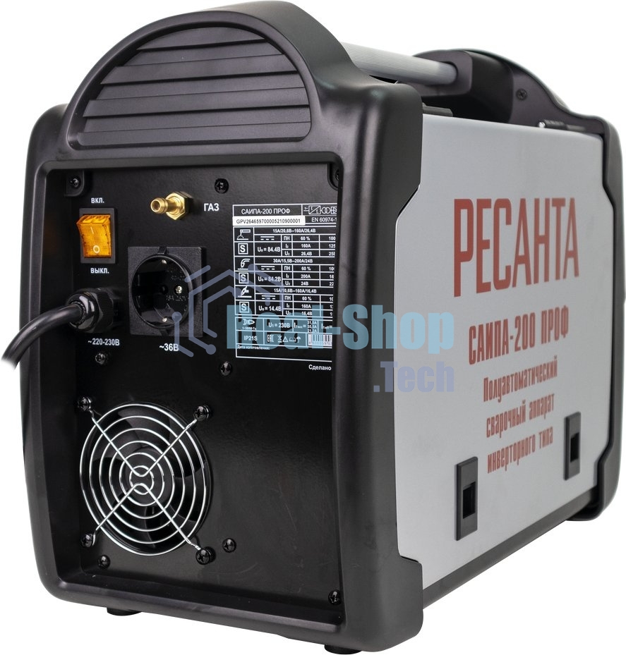 Сварочный полуавтомат Ресанта САИПА-200ПРОФ (MIG/MAG)