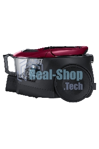 Пылесос Samsung VC18M31A0HP бордовый/черный, 380/1800 Вт, уборка сухая, пылесборник контейнер 2 л