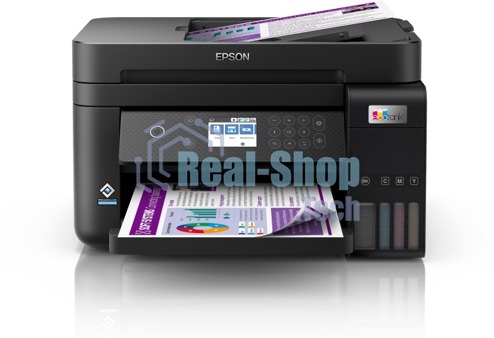 МФУ струйное Epson EcoTank L6270, A4, цветной, печ. до 33/15.5 стр/мин. (ч/б/цв.), 1200 x 4800 dpi (печ.), 1200x2400dpi (скан.), USB, RJ-45, Wi-Fi
