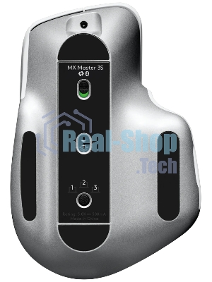 Мышь беспроводная Logitech MX Master 3s светло-серый, 8000 dpi, радиоканал, Bluetooth, USB, кнопки - 7