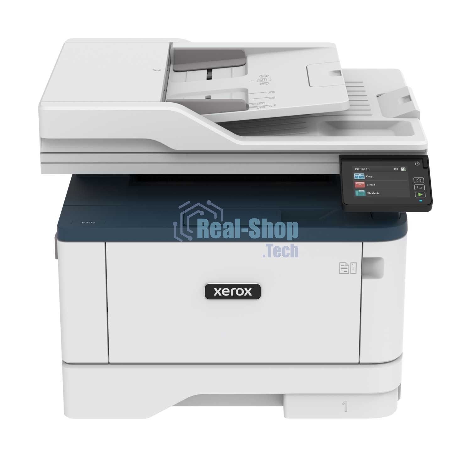 МФУ лазерное Xerox B305 (B305V_DNI), A4, ч/б, печ. до 38 стр/мин., скан. до 46 стр/мин. (ч/б) 20 стр/мин. (цвет), 600x600dpi, USB, RJ-45, Wi-Fi