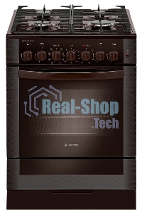 Плита комбинированная Gefest 6502-03 0030 коричневый, конфорок 4 газовых, духовка 55 л, 60 см x 85 см x 60 см