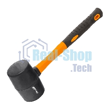 Киянка резиновая Sparta 450 г, черная резина, фибергласовая рукоятка