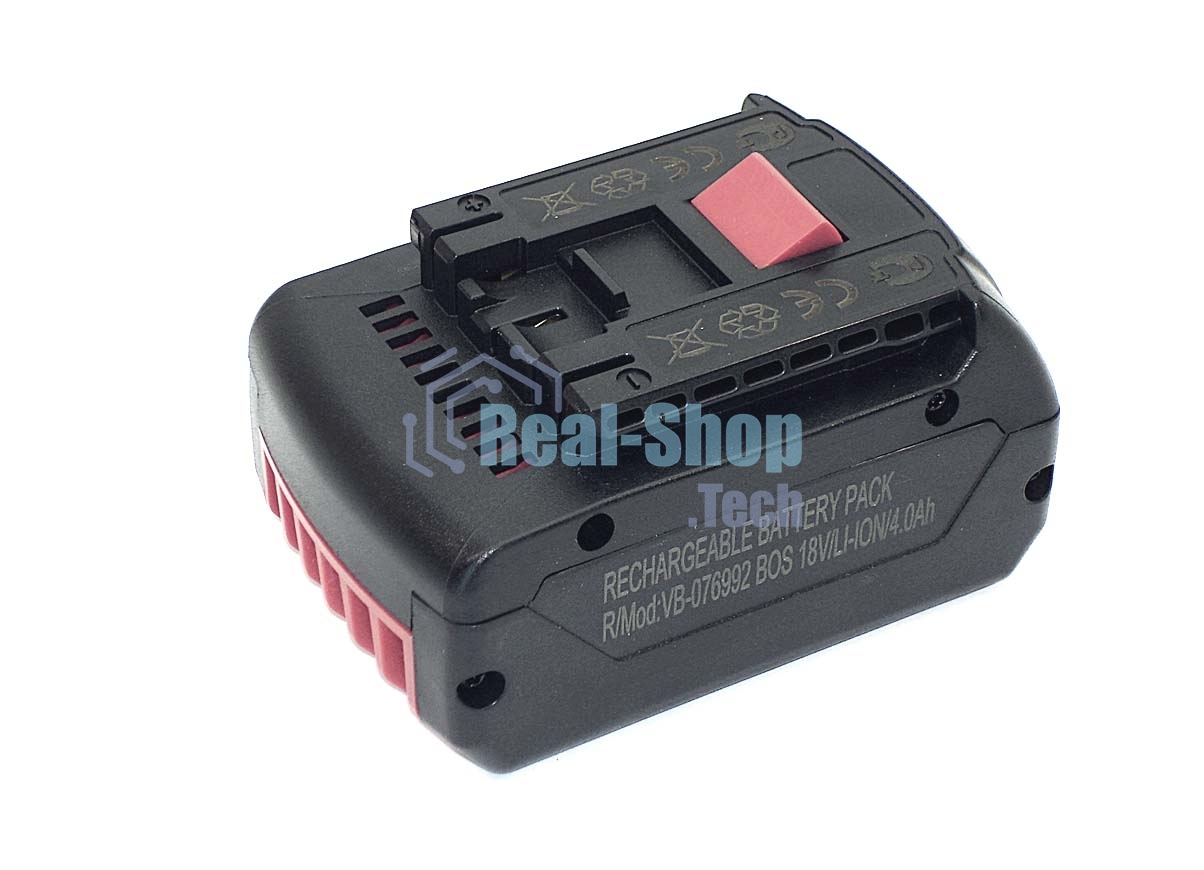 Аккумулятор для Bosch (p/n: 2607336091, 2607336092, 2607336170, BAT609, BAT618), 4.0Ah 18V Li-ion