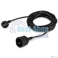 Сетевой удлинитель Buro BU-PS1.5/B 5м (1 розетка) черный (пакет ПЭ)