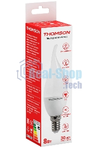 Лампа светодиодная Hiper THOMSON LED TAIL CANDLE 8W 670Lm E14 4000K TH-B2028