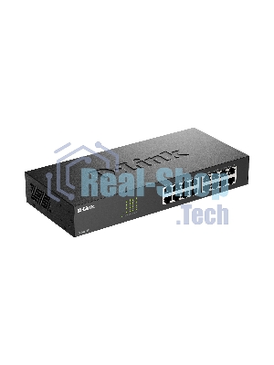 Коммутатор D-Link DES-1016D/I1A, 16×100 Мбит/с, неуправляемый