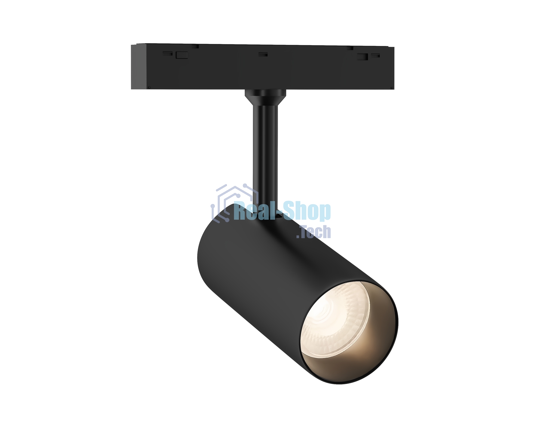 Трековый акцентный светильник Ambrella light GL4415 BK черный  IP20 10W 3CCT 3000-6000K SMART 48V 24° D45*100