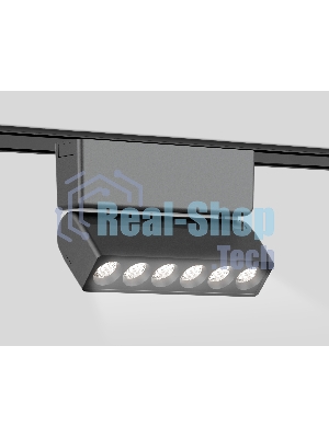 Светильник трековый светодиодный GV1469 BK черный IP20 6W 4200K 48V 24° 122*26*80