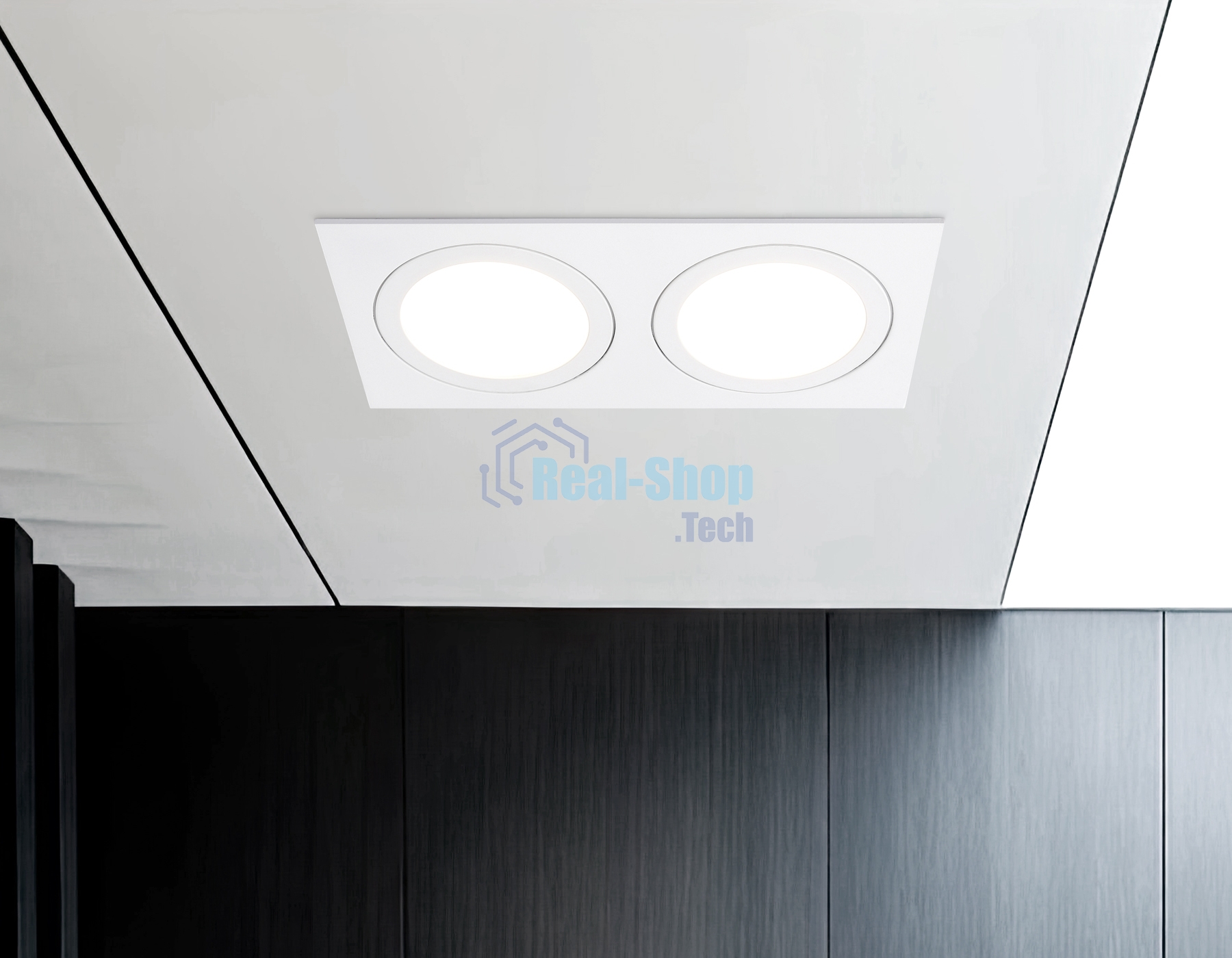 Светильник Ambrella light TN51826/2 WH белый GX53/2 max 15W 215*110*39