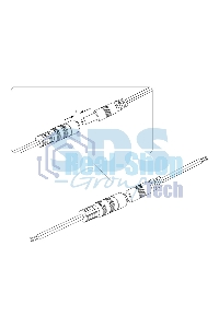 Разъем питания Rexant штекер 2.5х5.5x10 мм с проводом 20 см