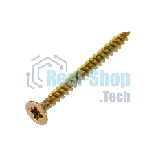 Саморез универсальный Kranz 3.5х40, желтый цинк, упаковка поставщика (12 000 шт.)