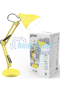 Светильник Gauss GT0035 настольный на струбцине/основание E27 желтый 60Вт
