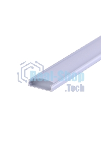 Комплект врезного алюминиевого профиля с рассеивателем Rexant 24х6 мм, 2 м