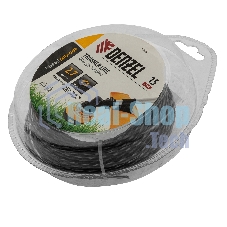 Леска для триммера Denzel двухкомпонентная эллипс, 2,7мм х 15м, блистер EXTRA CORD