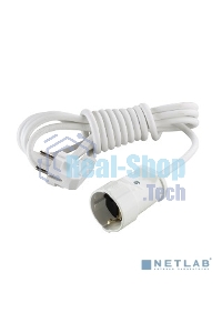 Удлинитель MAKEL 10005 1 гн 3 м с\з бел.