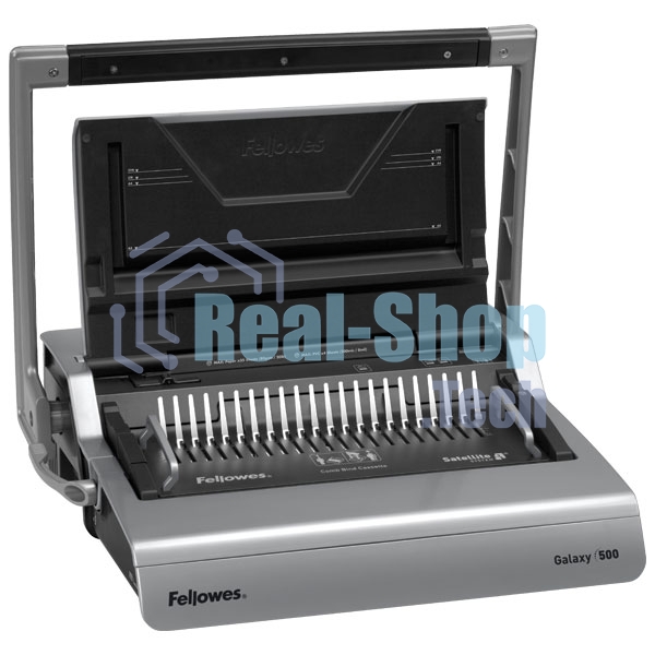 Переплетчик Fellowes GALAXY 500 A4/перф.25л.сшив./500/пластик.пруж. (6-50мм)
