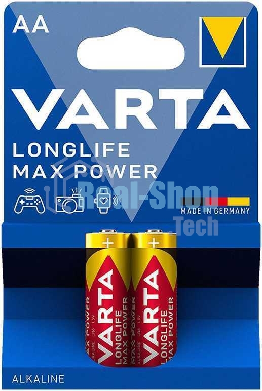 Батарейки VARTA MAX TECH AA бл 2 04706101412