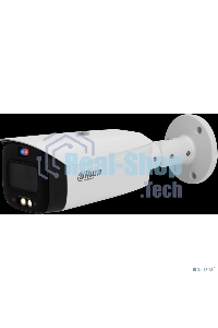 Уличная цилиндрическая IP-видеокамера TiOC Dahua DH-IPC-HFW3849T1P-AS-PV-0360B-S5 с ИИ и активным сдерживанием 8Мп, 1/2.7” CMOS, объектив 3.6мм, видеоаналитика, ИК 30м, LED 30м, IP67