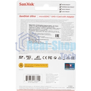 Флеш карта microSD 512Gb SanDisk microSDXC Class 10 Ultra UHS-I A1 140Mb/s