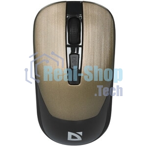 Мышь беспроводная Defender Wave MM-995 бронзовый, 1600 dpi, радиоканал, USB, кнопки - 4