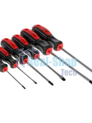 Отвертка MATRIX 13351проф. fusion crv 3компонентная рукоятка antislip 6шт.