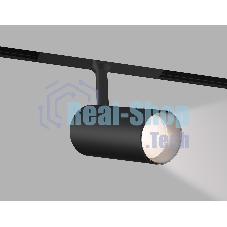Трековый акцентный светильник Ambrella light GL4415 BK черный  IP20 10W 3CCT 3000-6000K SMART 48V 24° D45*100