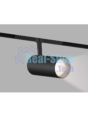 Трековый акцентный светильник Ambrella light GL4415 BK черный  IP20 10W 3CCT 3000-6000K SMART 48V 24° D45*100