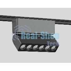 Светильник трековый светодиодный GV1469 BK черный IP20 6W 4200K 48V 24° 122*26*80