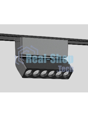 Светильник трековый светодиодный GV1469 BK черный IP20 6W 4200K 48V 24° 122*26*80