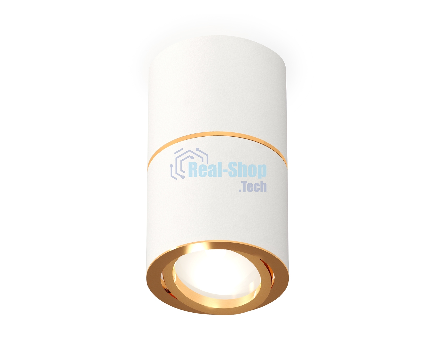 Светильник Ambrella Light XS7401200 SWH/PYG белый песок/золото желтое полированное MR16 GU5.3 (C7401, A2072, C7401, N7004)